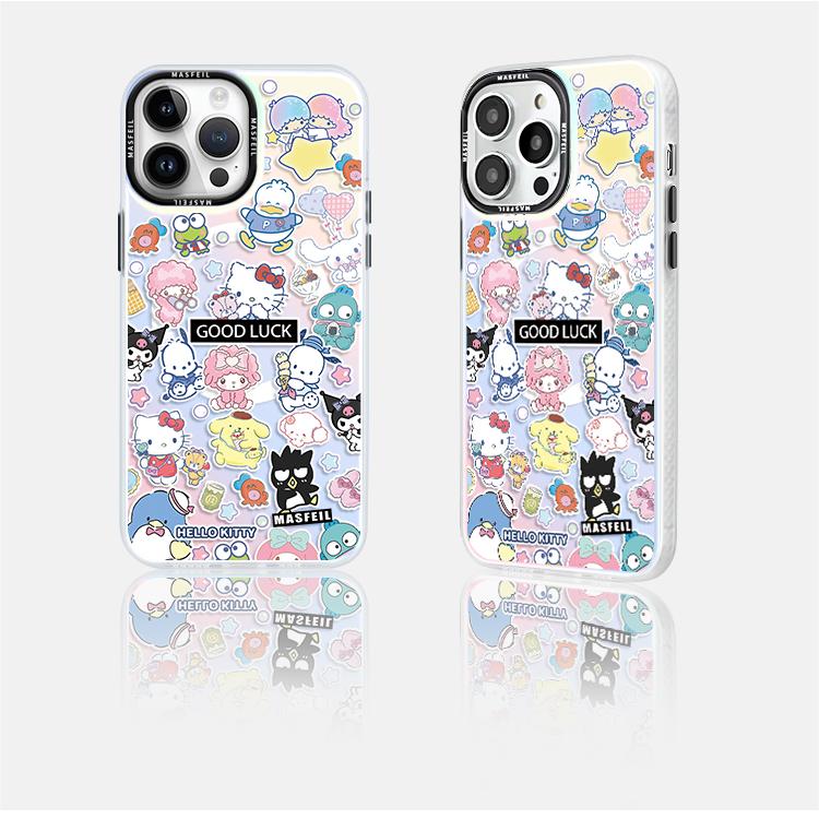 Good Luck Kitty MagSafe Phone Case for iphone 16 Pro Case for iphone 15 Shockproof iphone 14 Cover