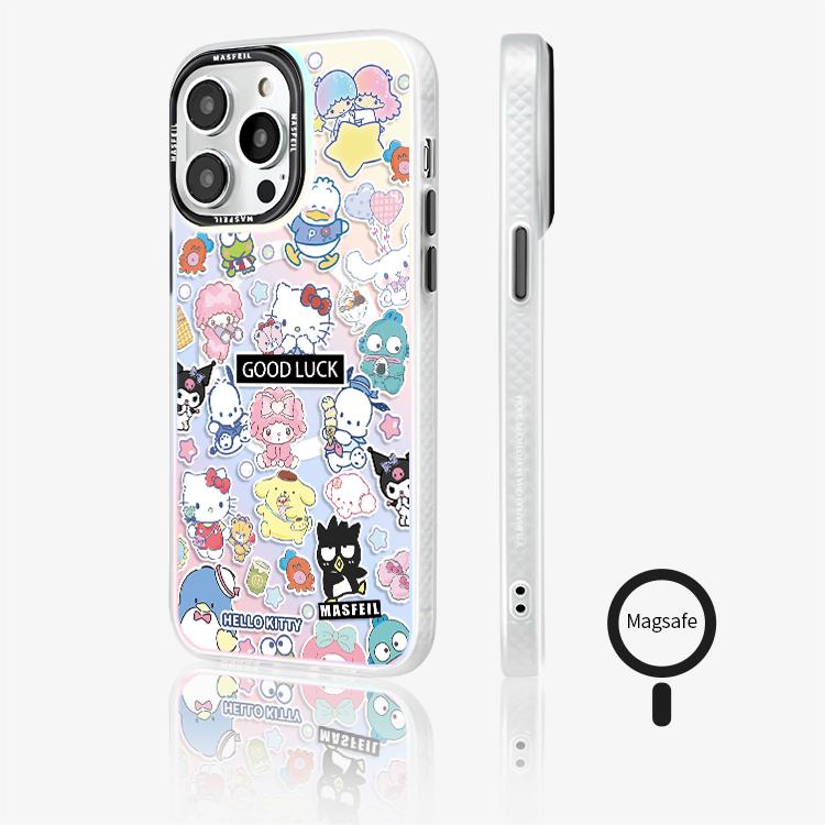 Good Luck Kitty MagSafe Phone Case for iphone 16 Pro Case for iphone 15 Shockproof iphone 14 Cover