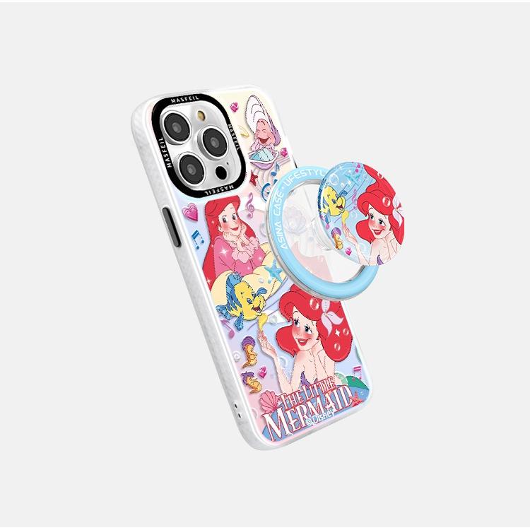 MagSafe Phone Case for iphone 16 Pro Case for iphone 15 Shockproof iphone 14 Cover Mermaid Princess