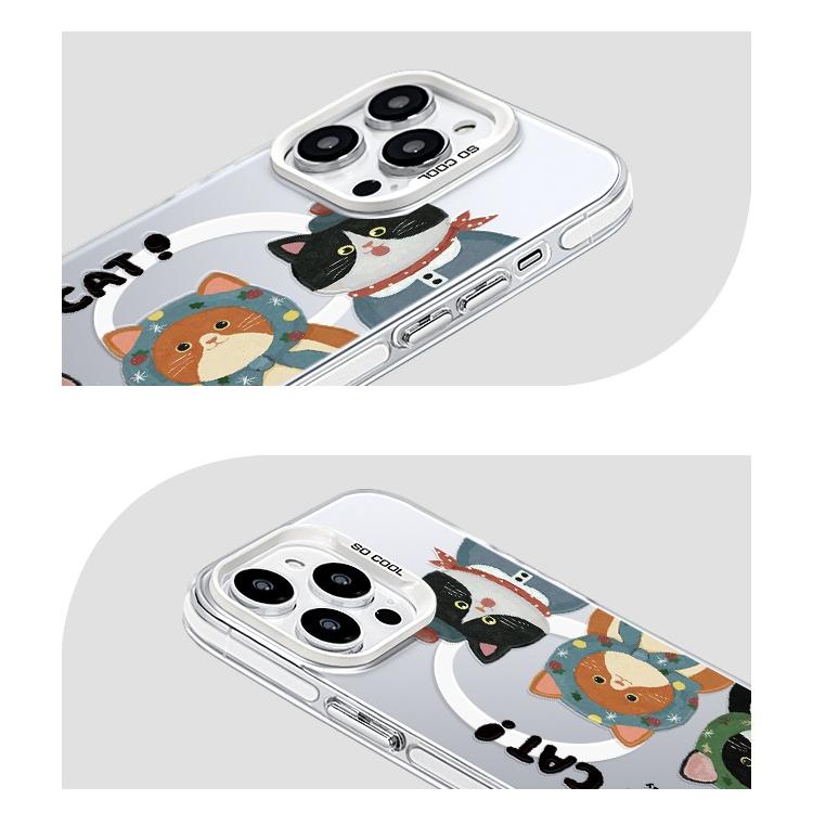 Lucky Cat MagSafe Phone Case for iphone 16 Pro Case for iphone 15 Shockproof iphone 14 Cover