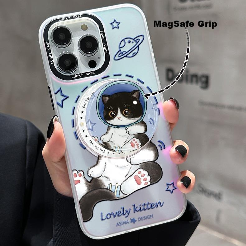 MagSafe Phone Case for iphone 16 Pro Case for iphone 15 Shockproof iphone 14 Lovely Kitten