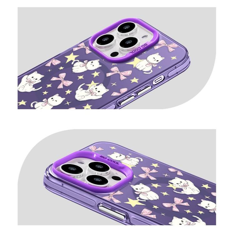 MagSafe Phone Case for iphone 16 Pro Case for iphone 15 Shockproof iphone 14 Cover Classical Cat