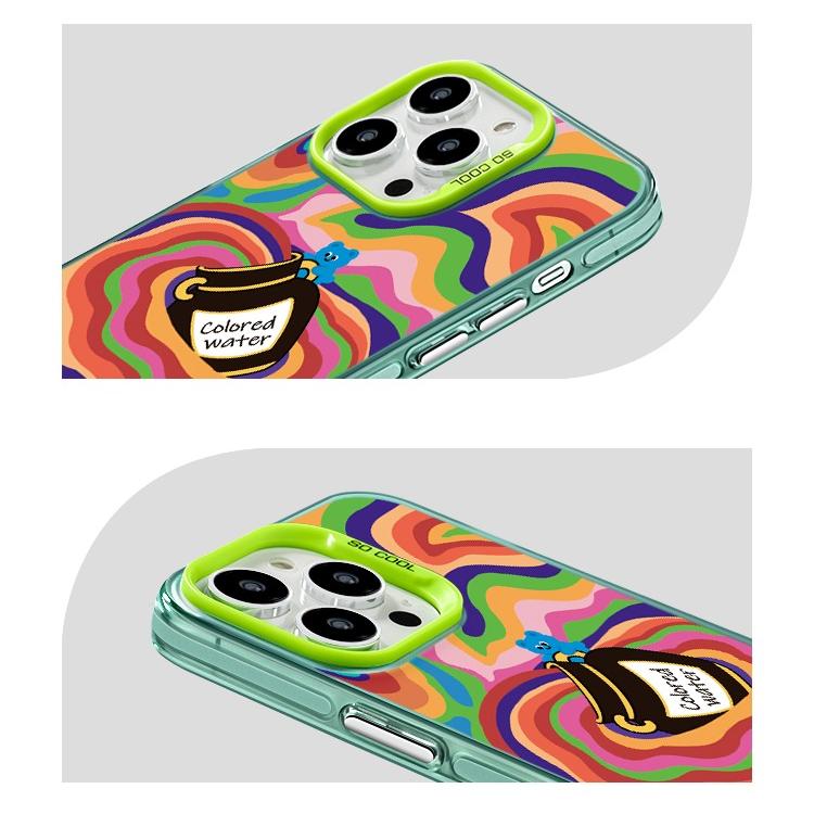 Poured Paint MagSafe Phone Case for iphone 16 Pro Case for iphone 15 Shockproof iphone 14 Cover