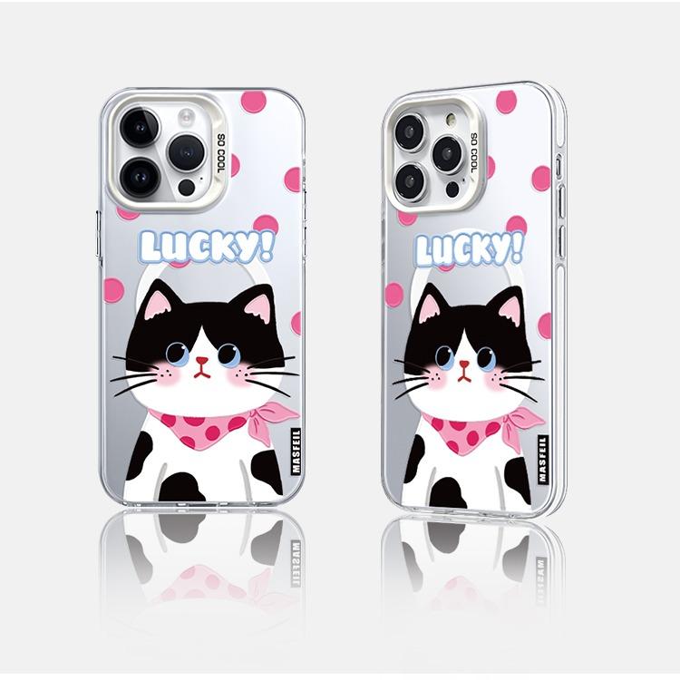 MagSafe Phone Case for iphone 16 Pro Case for iphone 15 Shockproof iphone 14 Lucky Cat