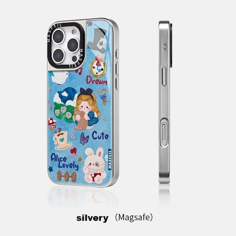 MagSafe Phone Case for iphone 16 Pro Case for iphone 15 Shockproof iphone 14 Cover Wonderland