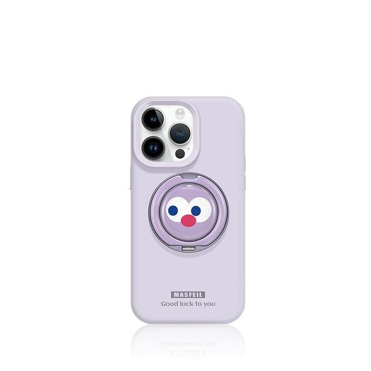 Velvet Touch Liquid Silicone Magnetic Case for iphone 16 Pro Max iphone 15 iphone 14 iphone 13 Cute Eyes