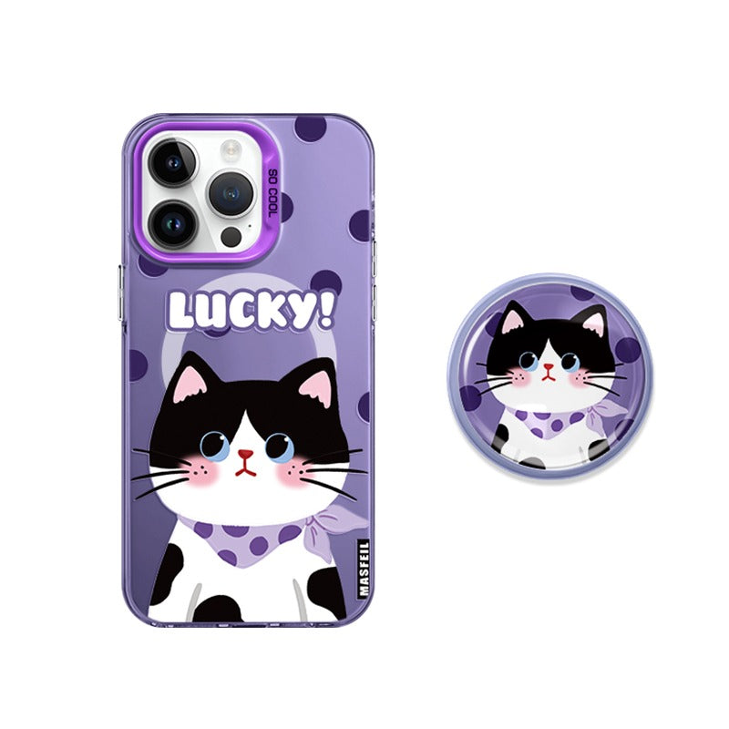 MagSafe Phone Case for iphone 16 Pro Case for iphone 15 Shockproof iphone 14 Lucky Cat