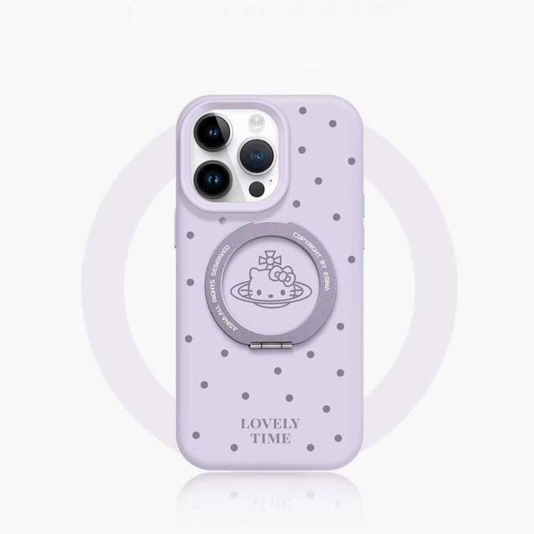 Velvet Touch Liquid Silicone Magnetic Case for iphone 16 Pro Max   iphone 15 iphone 14 iphone 13 Cute Kitty