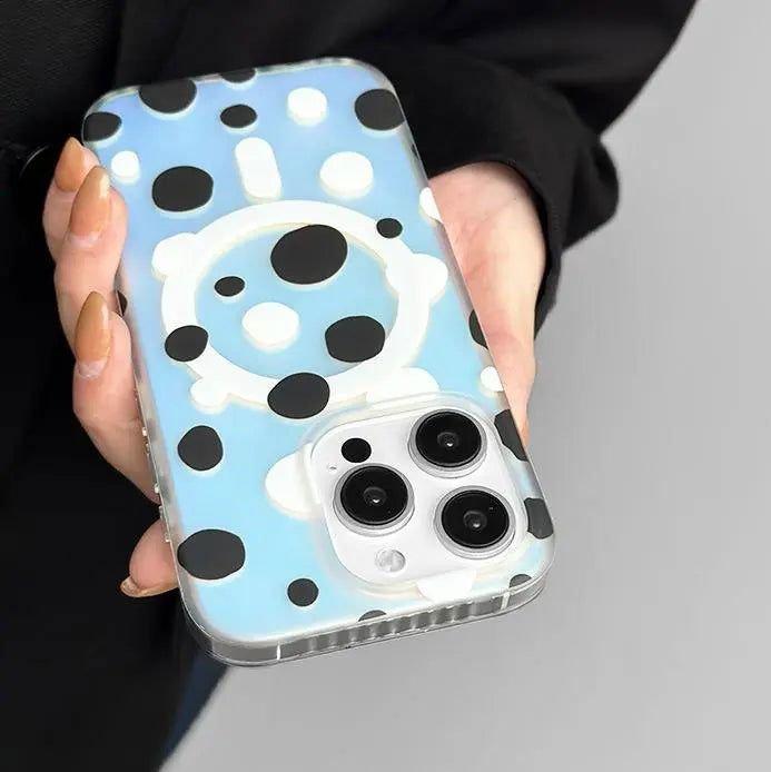 Polka Dot MagSafe Phone Case for iphone 16 iphone 15 Pro case iphone 14