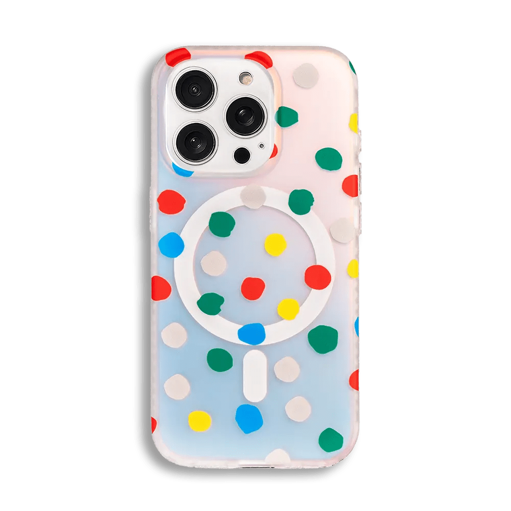 Polka Dot MagSafe Phone Case for iphone 16 iphone 15 Pro case iphone 14