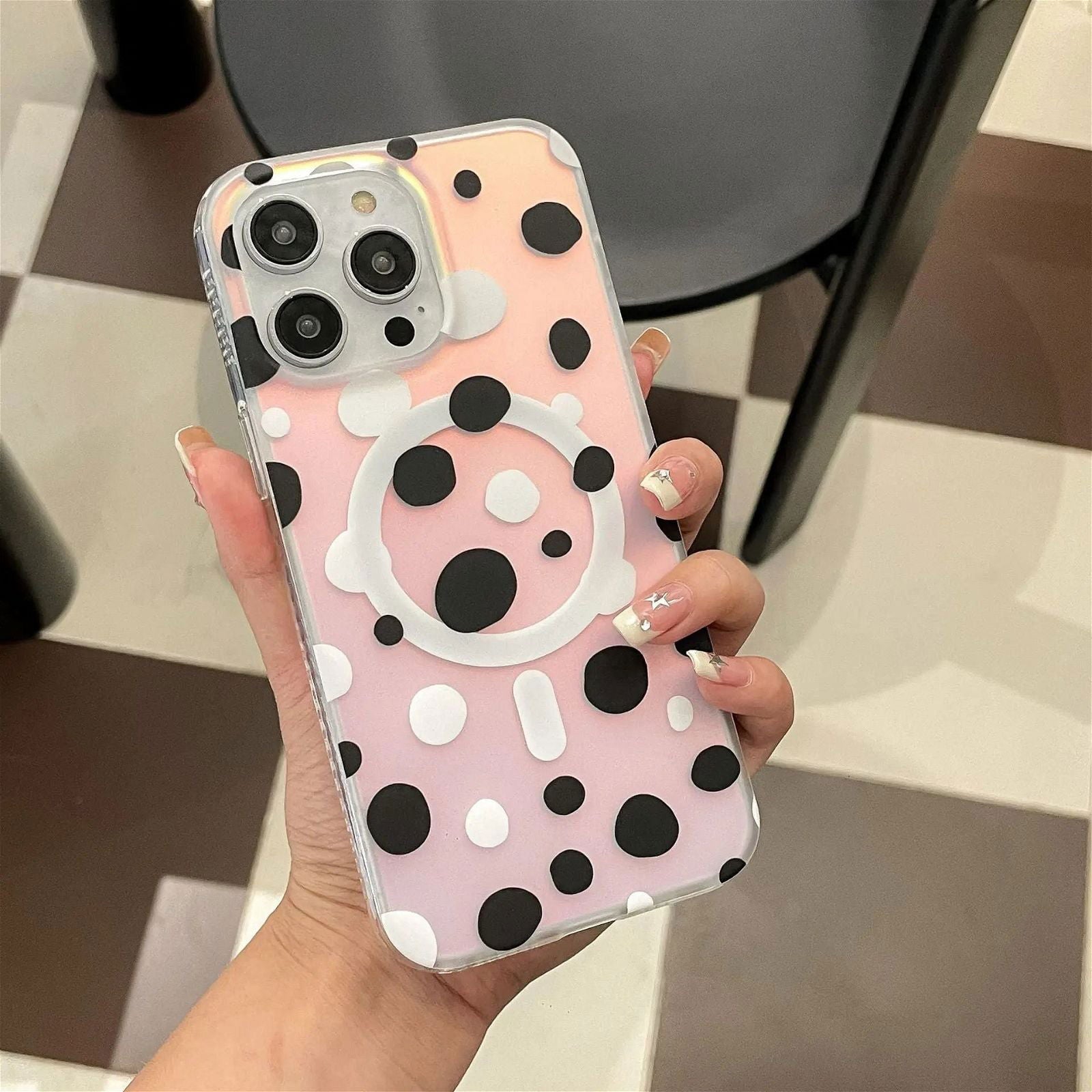 Polka Dot MagSafe Phone Case for iphone 16 iphone 15 Pro case iphone 14