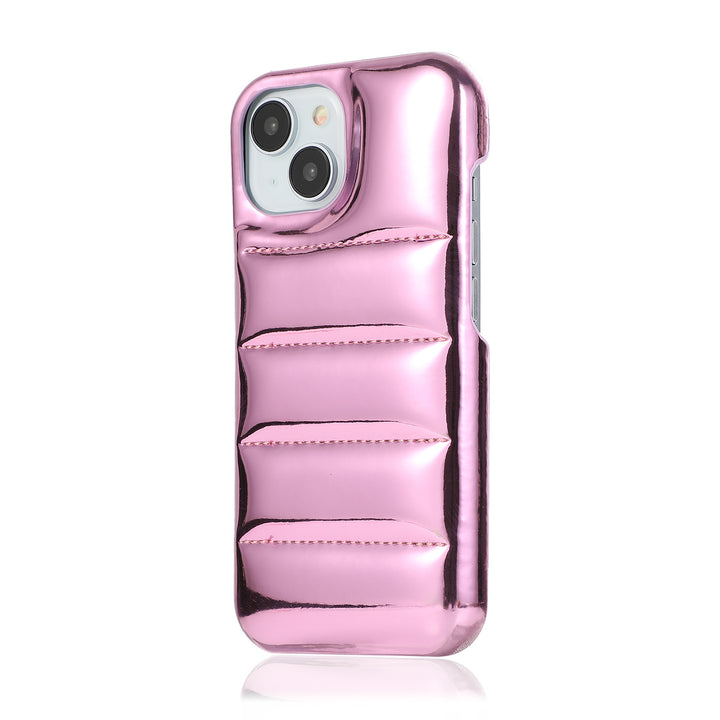 Warm Aurora Air Puffer Phone Case for iphone 16 Pro Max iphone 15 iphone 14