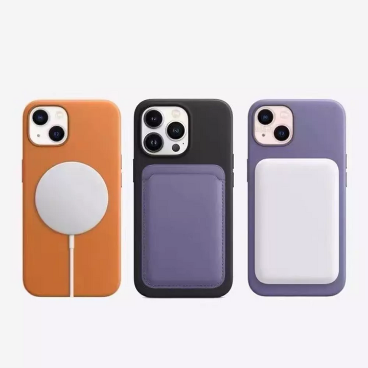 Slim Leather MagSafe Phone Case for iphone 16 Pro Max iphone 15 iphone 14