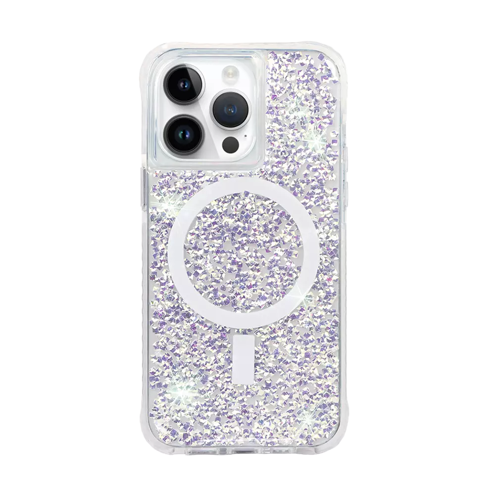 Sparkle Glitter Bling Dream MagSafe Phone Case for iphone 16 Pro iphone 15 ihone 14