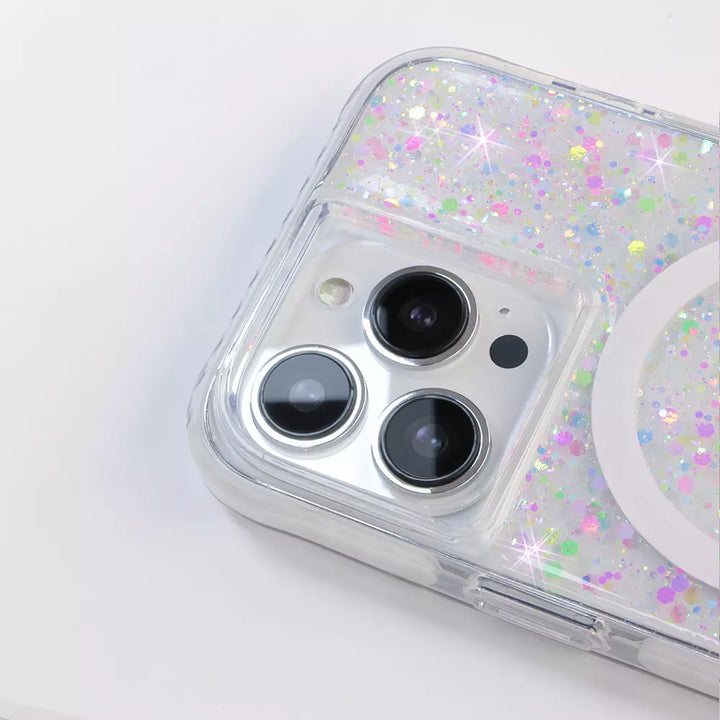 Sparkle Glitter Bling Dream MagSafe Phone Case for iphone 16 Pro iphone 15 ihone 14