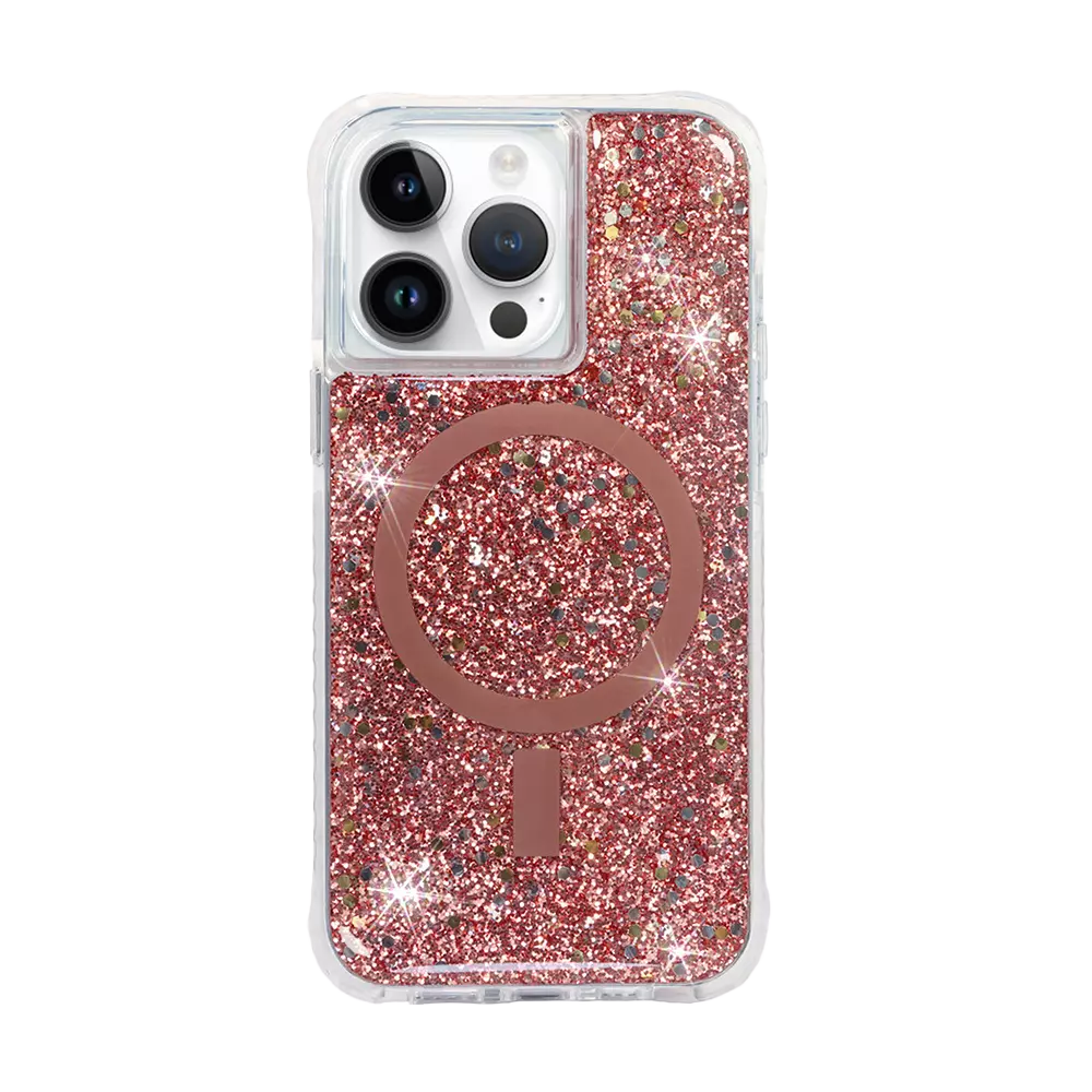 Sparkle Glitter Bling Dream MagSafe Phone Case for iphone 16 Pro iphone 15 ihone 14