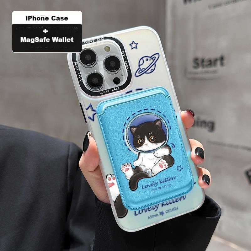 MagSafe Phone Case for iphone 16 Pro Case for iphone 15 Shockproof iphone 14 Lovely Kitten