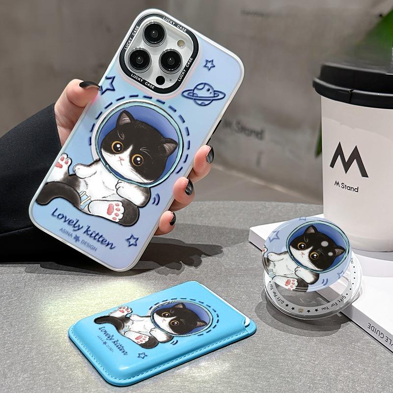 MagSafe Phone Case for iphone 16 Pro Case for iphone 15 Shockproof iphone 14 Lovely Kitten