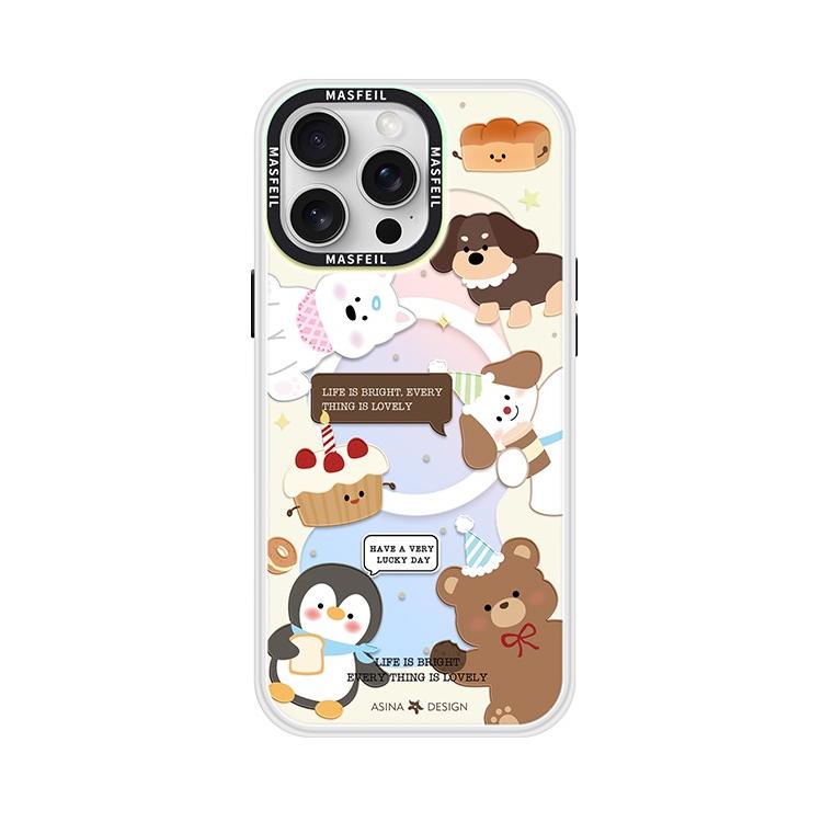 Animal Party MagSafe Phone Case for iphone 16 Pro Case for iphone 15 Shockproof iphone 14 Cover