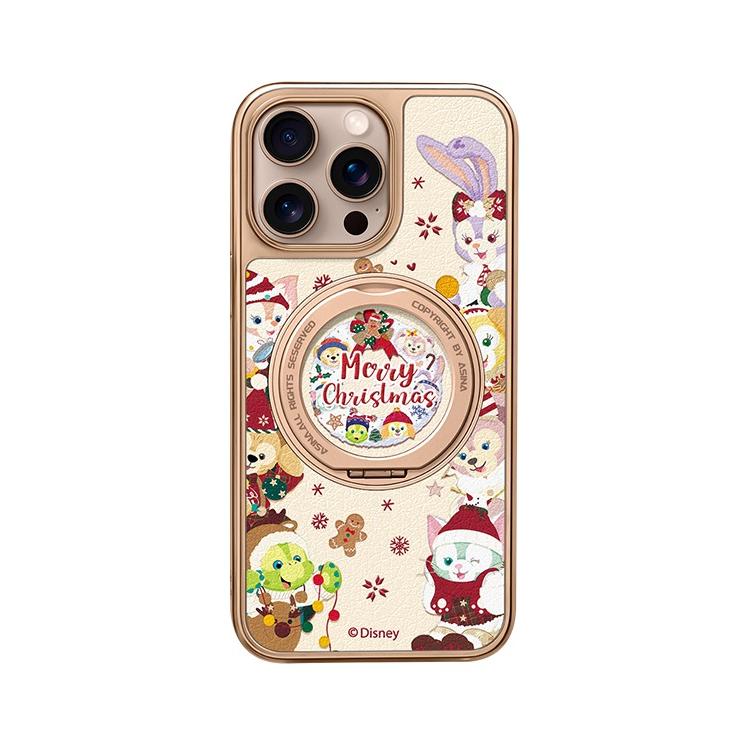 Christmas Rabbit iPhone 16 Pro Case with 360° Upgraded Rotatable Magnetic Stand for iphone 15 Slim case