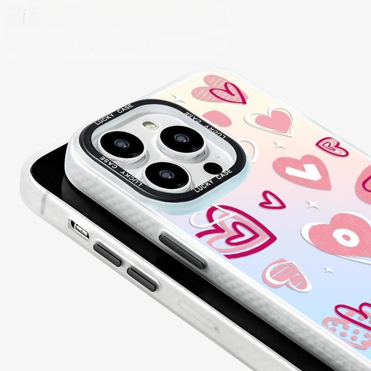 MagSafe Phone Case for iphone 16 Pro Case for iphone 15 Shockproof iphone 14 Cover Pink Heart