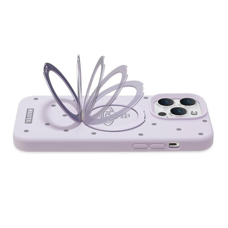 Didapada Polka Dot MagSafe Phone Case with Grip for iphone 16 iphone 15 Pro case for iphone 14