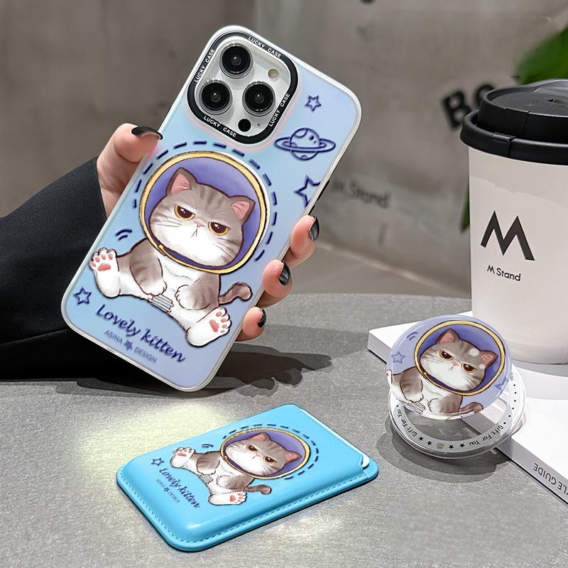 MagSafe Phone Case for iphone 16 Pro Case for iphone 15 Shockproof iphone 14 Lovely Kitten