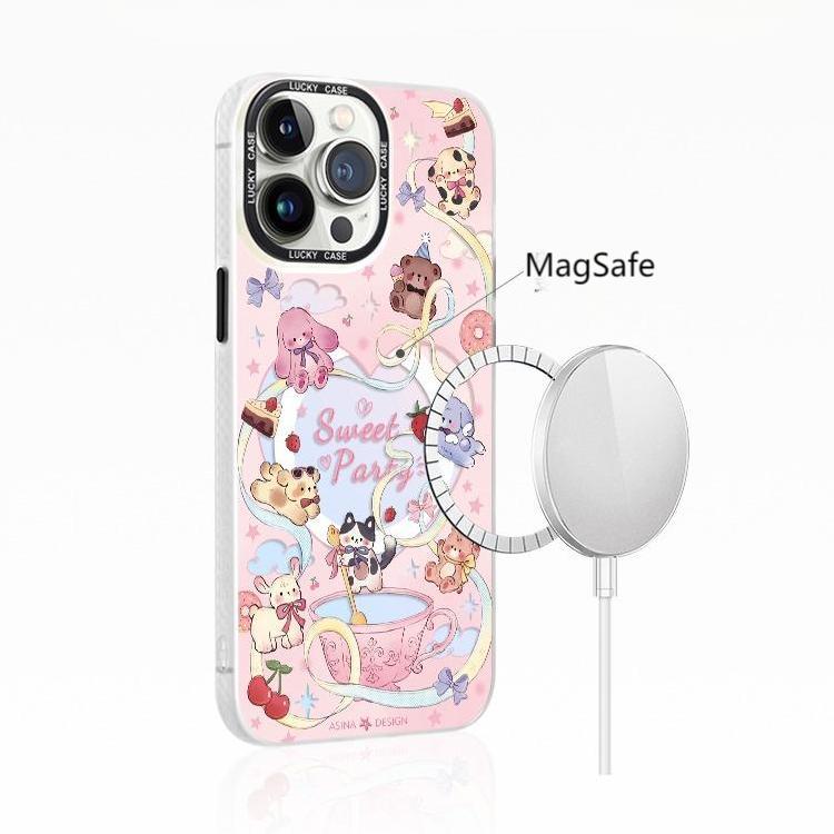 Animal Fairy MagSafe Phone Case for iphone 16 Pro Case for iphone 15 Shockproof iphone 14 Cover