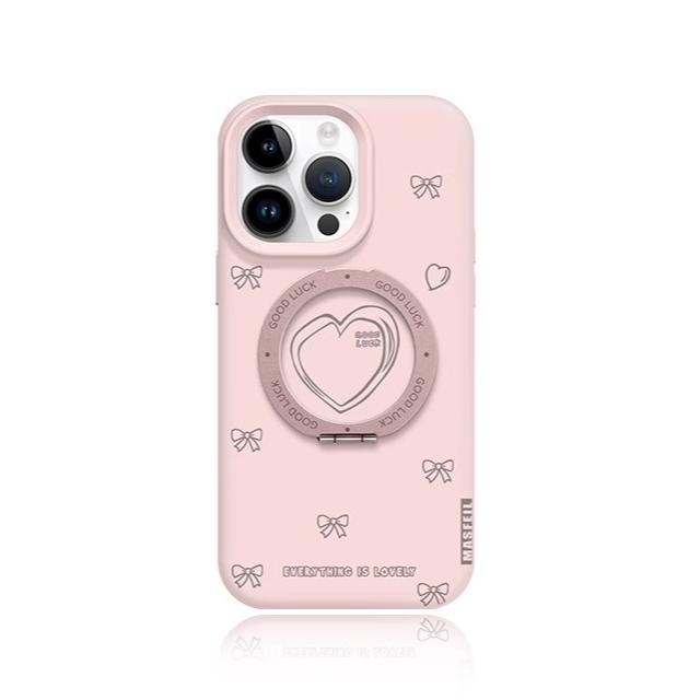 Great Heart Liquid Silicone MagSafe Phone Case with Grip for iphone 16 iphone 15 Pro case for iphone 14